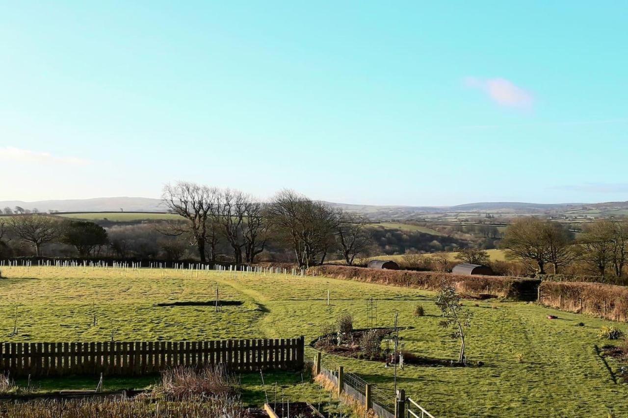 Villa Hornbeam Luxury Eco Pod At Trewithen Farm Glamping Launceston Exterior foto