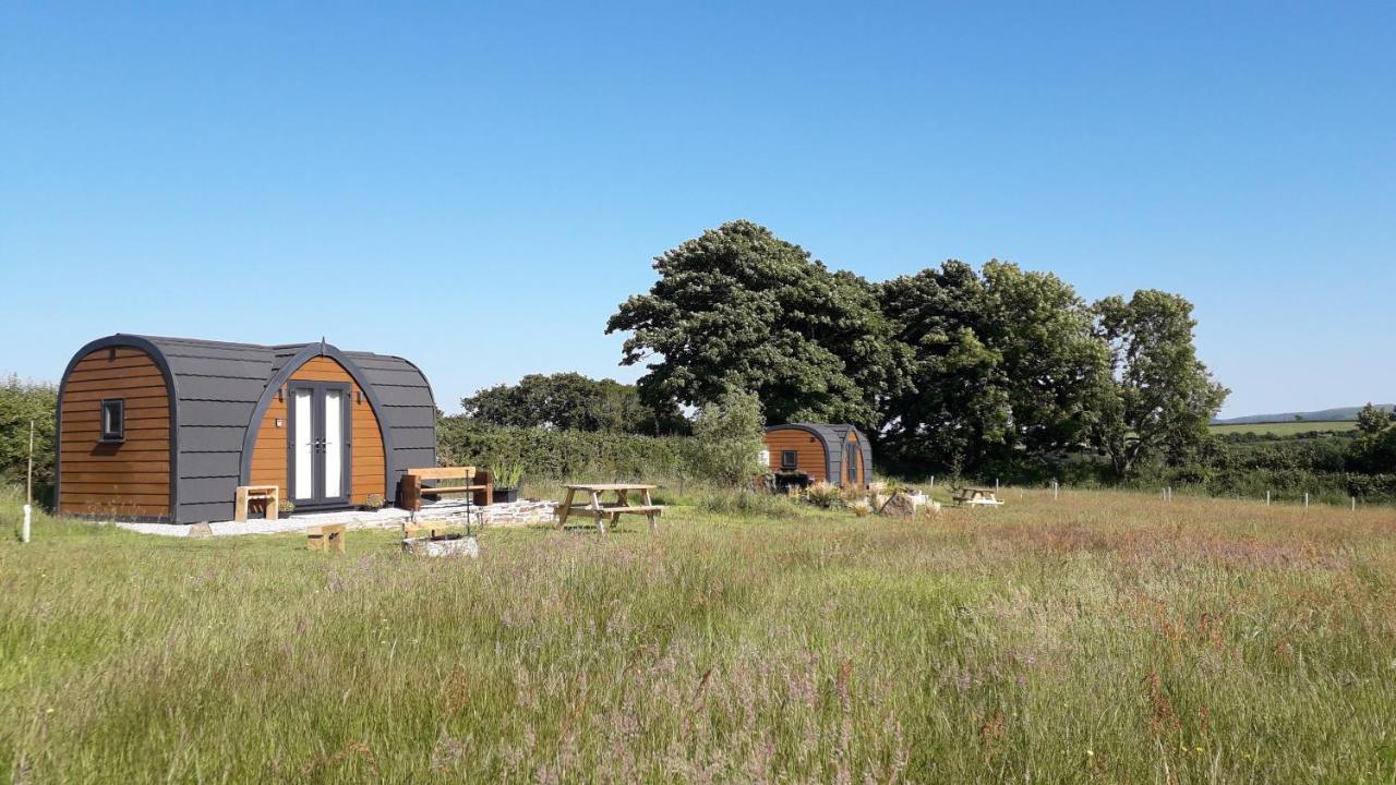 Villa Hornbeam Luxury Eco Pod At Trewithen Farm Glamping Launceston Exterior foto