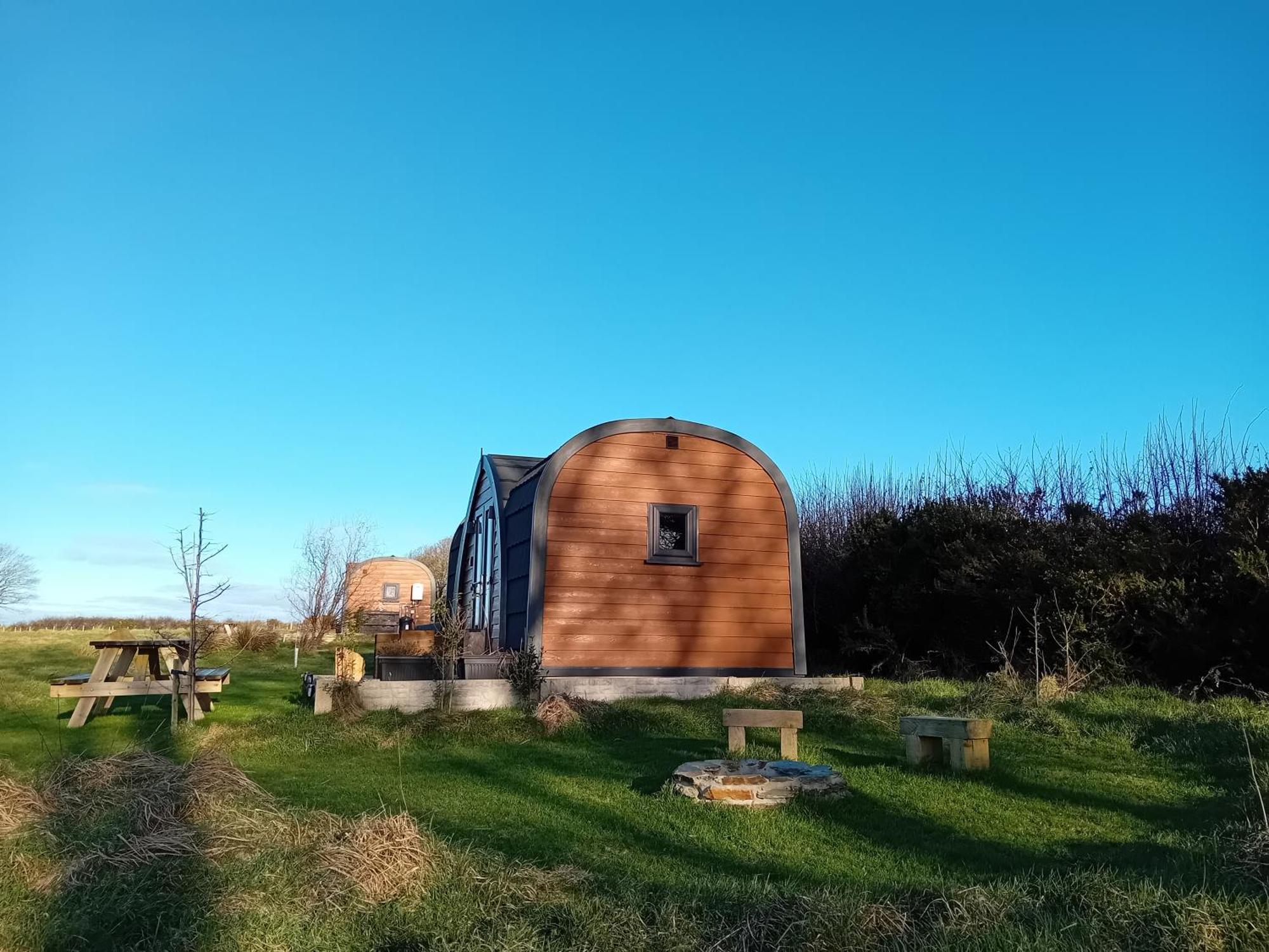 Villa Hornbeam Luxury Eco Pod At Trewithen Farm Glamping Launceston Exterior foto